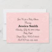 Personalisierte Red Ladybug Babydusche Einladung (Rückseite)