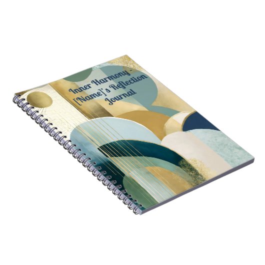 Personalisierte Reflektionszeitschrift - "innere H Notizblock (Rechte Seite)