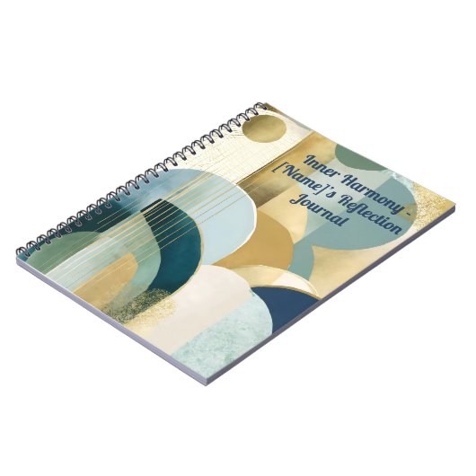 Personalisierte Reflektionszeitschrift - "innere H Notizblock (Linke Seite)