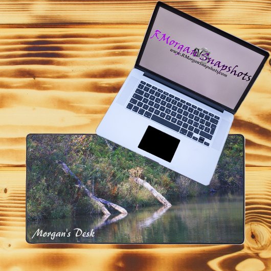 Personalisierte Reflexion der Natur Schreibtischunterlage