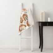 Personalisierte Regenbogen-Boho-Name Sherpadecke (Beispiel)