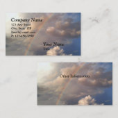 Personalisierte Regenbogen-Geschäfts-Karten Visitenkarte (Vorne/Hinten)