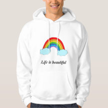 Personalisierte Regenbogen-Hoodie | Benutzerdefini