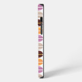 Personalisierte Regenbogen-Macarons iPhone Hülle (Linke Seite)