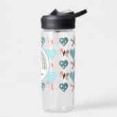 Personalisierte Regenbogen, Schmetterlinge und Her Trinkflasche (Links)