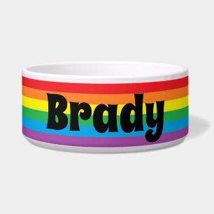 Personalisierte Regenbogen-Tier Napf