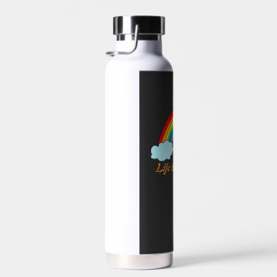 Personalisierte Regenbogen-Wasserflasche   Benutze Trinkflasche