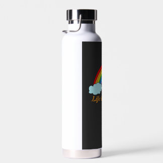 Personalisierte Regenbogen-Wasserflasche | Benutze Trinkflasche