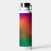 Personalisierte Regenbogenblüte Trinkflasche (Rückseite)