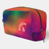 Personalisierte Regenbogenblüte Waschbeutel (Rechte Ecke)