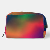 Personalisierte Regenbogenblüte Waschbeutel (Rückseite)