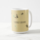 Personalisierte Regenbogenforelle 15oz. Keramik Ta Kaffeetasse (VorderseiteRechts)