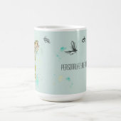 Personalisierte Regenbogenforelle 15oz. Keramik Ta Kaffeetasse (Mittel)