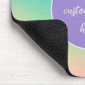 Personalisierte Regenbogenglanz Mousepad (Ecke)
