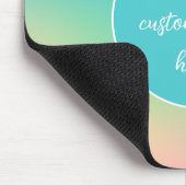 Personalisierte Regenbogenglanz Mousepad (Ecke)
