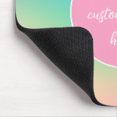 Personalisierte Regenbogenglanz Mousepad (Ecke)