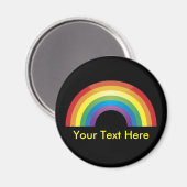 Personalisierte Regenbogenmagnete Magnet (Vorderseite/Rückseite)