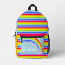 Personalisierte Regenbogenschule Bedruckter Rucksack