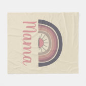 Personalisierte Regenbogensonne Fleecedecke (Vorderseite (Horizontal))