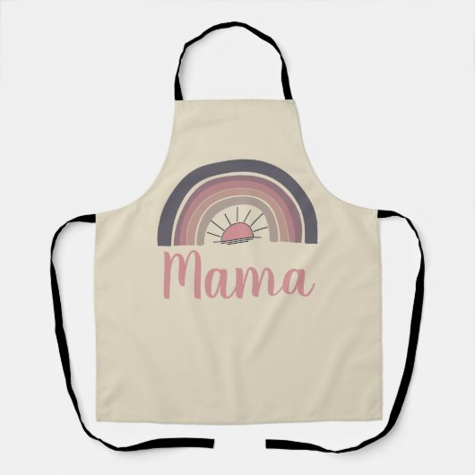 Personalisierte Regenbogensonne Schürze (Vorderseite)