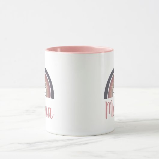 Personalisierte Regenbogensonne Tasse (Zentrum)