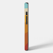 Personalisierte Regenbogenwellen Case-Mate iPhone Hülle (Rückseite / Links)