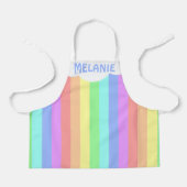 Personalisierte Regenbogenwolke farbenfroh Schürze (Vorderseite)