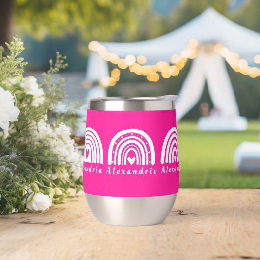 Personalisierte Regenbows Hot Pink (Hochzeit)