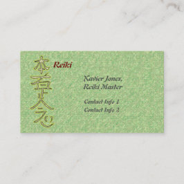Personalisierte Reiki Master Visitenkarten Visitenkarte