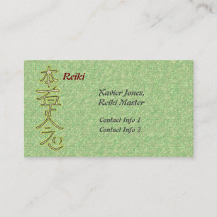 Personalisierte Reiki Master Visitenkarten Visitenkarte