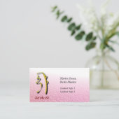 Personalisierte Reiki Master Visitenkarten Visitenkarte (Stehend Vorderseite)