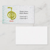 Personalisierte Reiki Master Visitenkarten Visitenkarte (Vorne/Hinten)