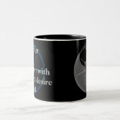 Personalisierte Reise Zweifarbige Tasse (Mittel)