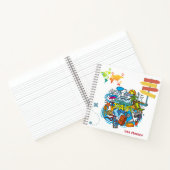 Personalisierte Reisepläne Notizblock (Innenseite)