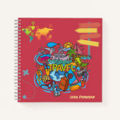 Personalisierte Reisepläne Notizblock (Vorderseite)