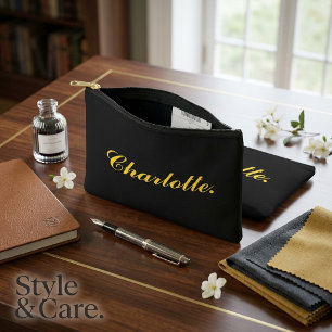 Personalisierte Reisetasche mit individuellem Name Zubehörtasche