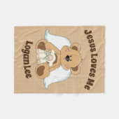 Personalisierte Religiöse Fleece Blanket (Vorderseite (Horizontal))