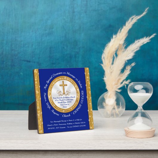 Personalisierte religiöse Geschenke für ihn oder s Fotoplatte (InSitu)