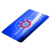 Personalisierte Rente an der Türmarkierung Magnet (Linke Seite)