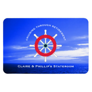 Personalisierte Rente an der Türmarkierung Magnet