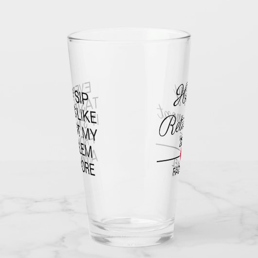 Personalisierte Rente Glas (Links)