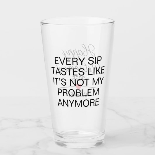 Personalisierte Rente Glas (Vorderseite)