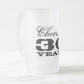 Personalisierte Rente Glass Beer Tasse Geschenk Id (Vorderseite Links)
