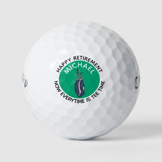 Personalisierte Rente Golfball (Vorderseite)