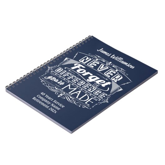 Personalisierte Rente Notizblock (Linke Seite)