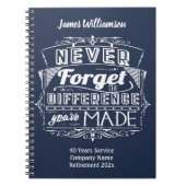 Personalisierte Rente Notizblock (Vorderseite)