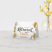 personalisierte Rentengrußkarte Karte (Gelbe Blume)