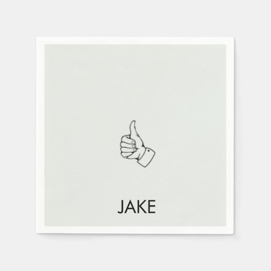 Personalisierte Rentensammlung treibt Cocktail II Serviette (Vorderseite)