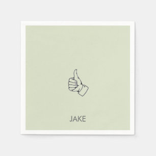 Personalisierte Rentenzählung steigt Serviette