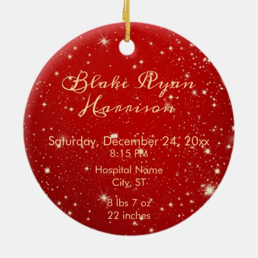 Personalisierte Rentiere - Adorable Keepake-Kinder Keramik Ornament (Hinten)